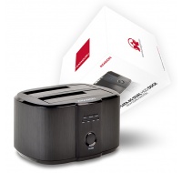 Bazar - AXAGON ADSA-ST USB3.0 - 2x SATA 6G CLONE DUAL HDD dock station