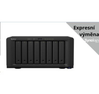 BAZAR - Synology DS1821+ DiskStation (4C/Ryzen V1500B/2,2GHz/4GBRAM/8xSATA/2xM.2/4xUSB3.2/2xeSATA/4xGbE/1xPCIe) - Poškoz