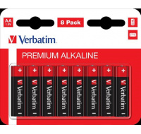 VERBATIM Alkalické baterie AA,  8 PACK , LR6