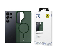 3mk ochranný kryt Smoke MagCase Green pro Samsung Galaxy S25 Ultra