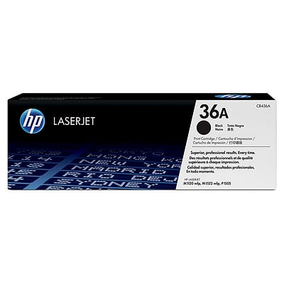 HP 36A Black LJ Toner Cart, CB436A (2,000 pages)