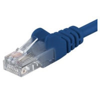 PremiumCord Patch kabel UTP RJ45-RJ45 CAT6 5m modrá