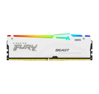 KINGSTON DIMM DDR5 16GB 6000MT/s CL30 Non-ECC FURY Beast RGB EXPO, Bílá