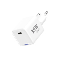 WG - Síťová nabíječka GaN 1x USB-C, PD 35W, bílá