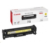 Canon TONER CRG-718Y žlutý pro i-Sensys LBP7200CDN, LBP7210Cdn, LBP7660CDN, LBP7680CX, MF724Cdw, MF728Cdw (2 900 str.)