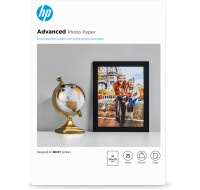 HP Advanced Glossy Photo Paper-25 sht/A4/210 x 297 mm, 250 g/m2, Q5456A