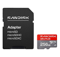 Sandisk Ultra PLUS micro SDXC karta 256GB UHS-I, V10, U1, C10, (200MB/s)