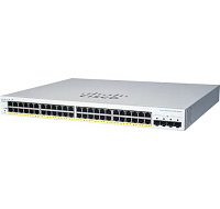 BAZAR - Cisco switch CBS220-48P-4G (48xGbE,4xSFP,48xPoE+,382W) - REFRESH - Rozbaleno (Komplet)