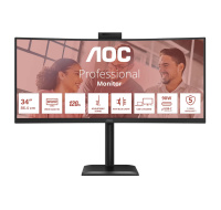 AOC MT VA 34" CU34E4CW - VA panel, 3440x1440, 120Hz, HDMI, DP, USB-C