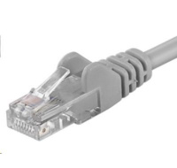 PremiumCord Patch kabel UTP RJ45-RJ45 CAT6 25m šedá