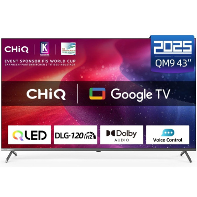 CHiQ U43QM9G TV 43", UHD QLED  Google TV