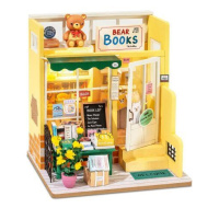 RoboTime Miniatura domečku Medvědí knihkupectví