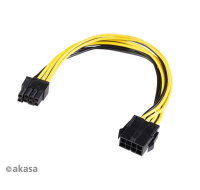 Rozbaleno - AKASA adaptér 12V ATX 8-Pin to PCIe 6+2 pin Adapter Cable