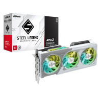 ASRock VGA AMD Radeon RX 9060 XT Steel Legend 8GB OC, RX 9060 XT, 8GB GDDR6, 2xDP, 1xHDMI