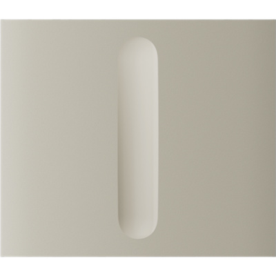 Ajax  CenterButton (Dimmer) vertical - Středový kryt stmívatelného tlačítka, vertikální instalace, slonová kost