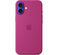 APPLE iPhone 16 Plus Silicone Case with MagSafe - Fuchsia