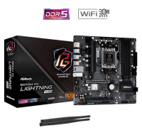 ASRock MB Sc AM5 B650M PG LIGHTNING WiFi, AMD B650, 4xDDR5, 1xDP, 1xHDMI, WiFi, mATX