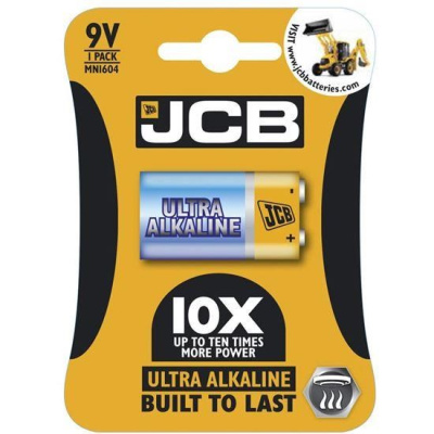 JCB OXI ULTRA alkalická baterie 6LR61/9V, blistr 1 ks