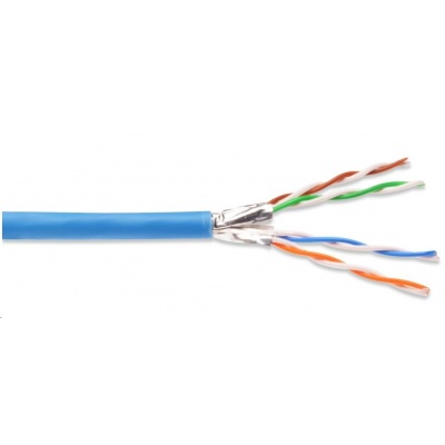 PREMIUMCORD CAT6A U-FTP Kabel 4x2,drát AWG23,čistá měď 100m LSOH