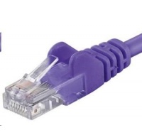 PREMIUMCORD Patch kabel UTP RJ45-RJ45 CAT5e 0.25m fialová