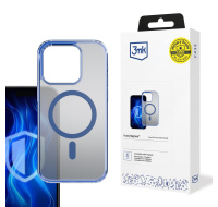 3mk ochranný kryt Frosty MagCase Blue pro Apple iPhone 14 Pro Max
