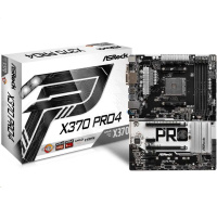 BAZAR - ASRock MB Sc AM4 X370 PRO4, AMD X370, 4xDDR4, VGA - Po opravě (Bez příšlušenství)