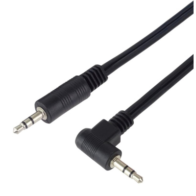 PREMIUMCORD Kabel Jack 3,5mm - 3,5mm 90° M/M 1,5m