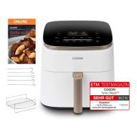BAZAR - Cosori TurboBlaze Pro horkovzdušná fritéza 6.2l, bílá - Poškozený obal (Komplet)