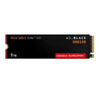WD BLACK SSD NVMe 1TB PCIe SN8100 Powered by SanDisk, Gen5, (R:14900, W:11000MB/s)
