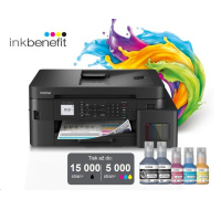 BROTHER multifunkce inkoustová MFC-T930DW - A4 128MB 2400x600 17ppm MP tray LCD FAX USB 2.0. WIFI - INKTANK