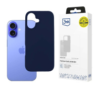 3mk ochranný kryt Silicone Case Dark Navy pro Apple iPhone 16 Plus