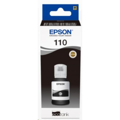 BAZAR - EPSON Ink 110 EcoTank Pigment black ink bottle (6000 stran) - Poškozený obal (Komplet)