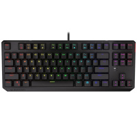 Endorfy herní klávesnice Thock TKL Khail BL RGB /USB/ blue sw. / drátová / mechanická / US layout / černá RGB