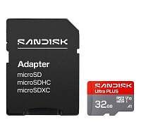 Sandisk Ultra PLUS micro SDXC karta 32GB UHS-I,V10, U1, C10, (130MB/s)