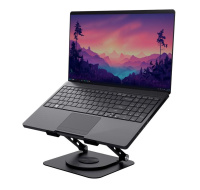 BAZAR - TRUST Stojan na notebook Zeff, skládací, až 16", šedá - Poškozený obal (Komplet)