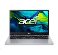 BAZAR - ACER NTB Aspire Go 15 (AG15-32P-30W7),Core3 N355,15.6"FHD,8GB,128GB UFS,Intel Graphics,W11H in S,Silver - Poškoz