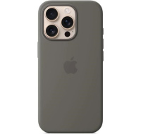 APPLE iPhone 16 Pro Silicone Case with MagSafe - Stone Grey