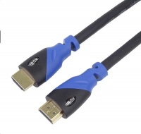 PREMIUMCORD Kabel HDMI - Ultra HDTV, 0.5m (Color, zlacené konektory)