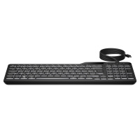 HP 400 Backlit Wired Keyboard - drátová podsvícená klávesnice CZ/SK