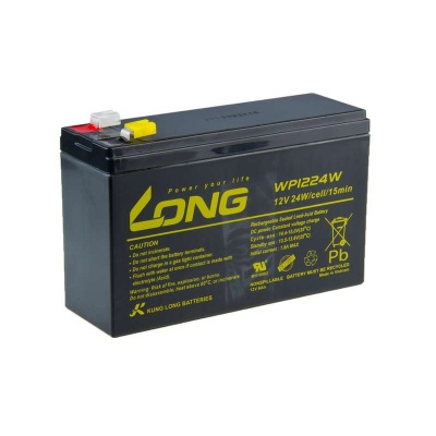 Long 12V 6Ah olověný akumulátor HighRate F2