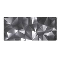 Endorfy Podložka pod myš Crystal Black XL, 90 x 40 cm, Voděodolná, Černá
