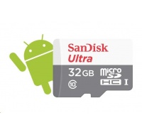 SanDisk MicroSDHC karta 32GB Ultra (80MB/s, Class 10 UHS-I, Android)