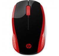 HP myš - 200 Mouse, Wireless, Empress red