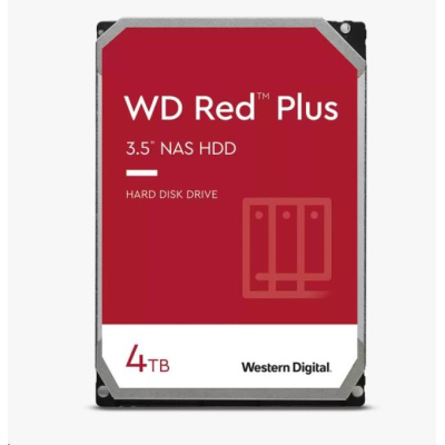 BAZAR - WD RED PLUS NAS WD40EFZX 4TB SATAIII/600 128MB cache 175 MB/s CMR