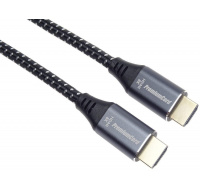 PREMIUMCORD Kabel HDMI 2.1 High Speed + Ethernet kabel 8K@60Hz, zlacené konektory, 1m