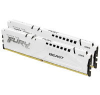 KINGSTON DIMM DDR5 64GB (Kit of 2) 6400MT/s CL32 ECC FURY Beast XMP Bílá