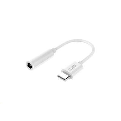 WG - Adaptér Type-C + 3,5mm jack / DAC chip / white