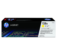 HP 128A Yellow LJ Toner Cart, CE322A (1,300 pages)