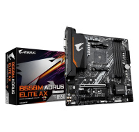 GIGABYTE MB Sc AM4 B550M AORUS ELITE AX, AMD B550, 4xDDR4, 1xHDMI, 1xDVI, mATX