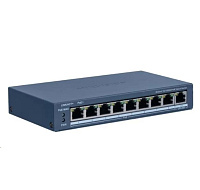 Hikvision DS-3E1309P-EI/M, Smart managed switch 8x 100TX PoE + 1x Gb uplink, 60W, Super PoE